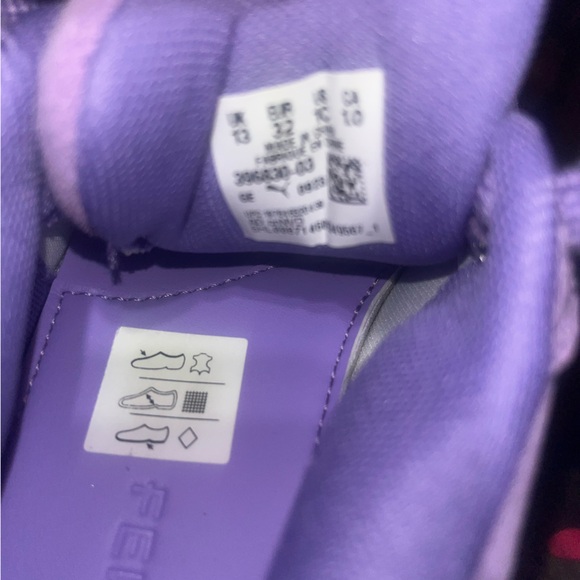 Puma X Fenty Big Kids Creeper Phatty Jr Athletic Sneakers Purple Leather Size 1C - Picture 8 of 8
